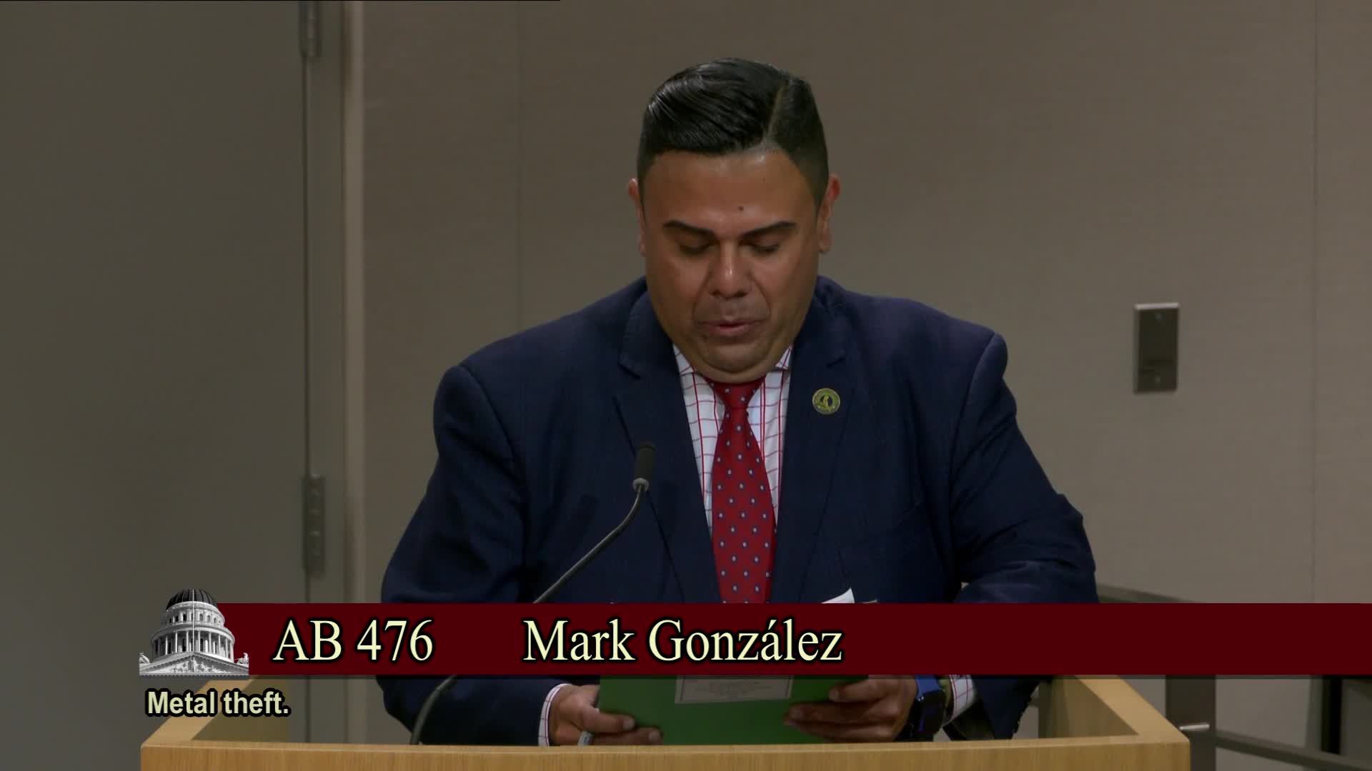 California Cities support AB 476 to combat infrastructure theft