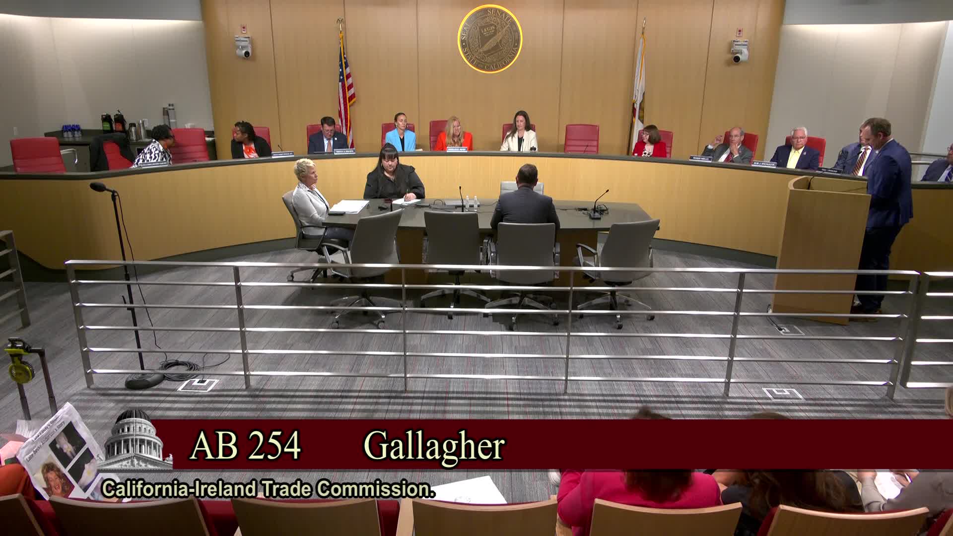 California Assembly supports AB 254 to strengthen ties with Ireland
