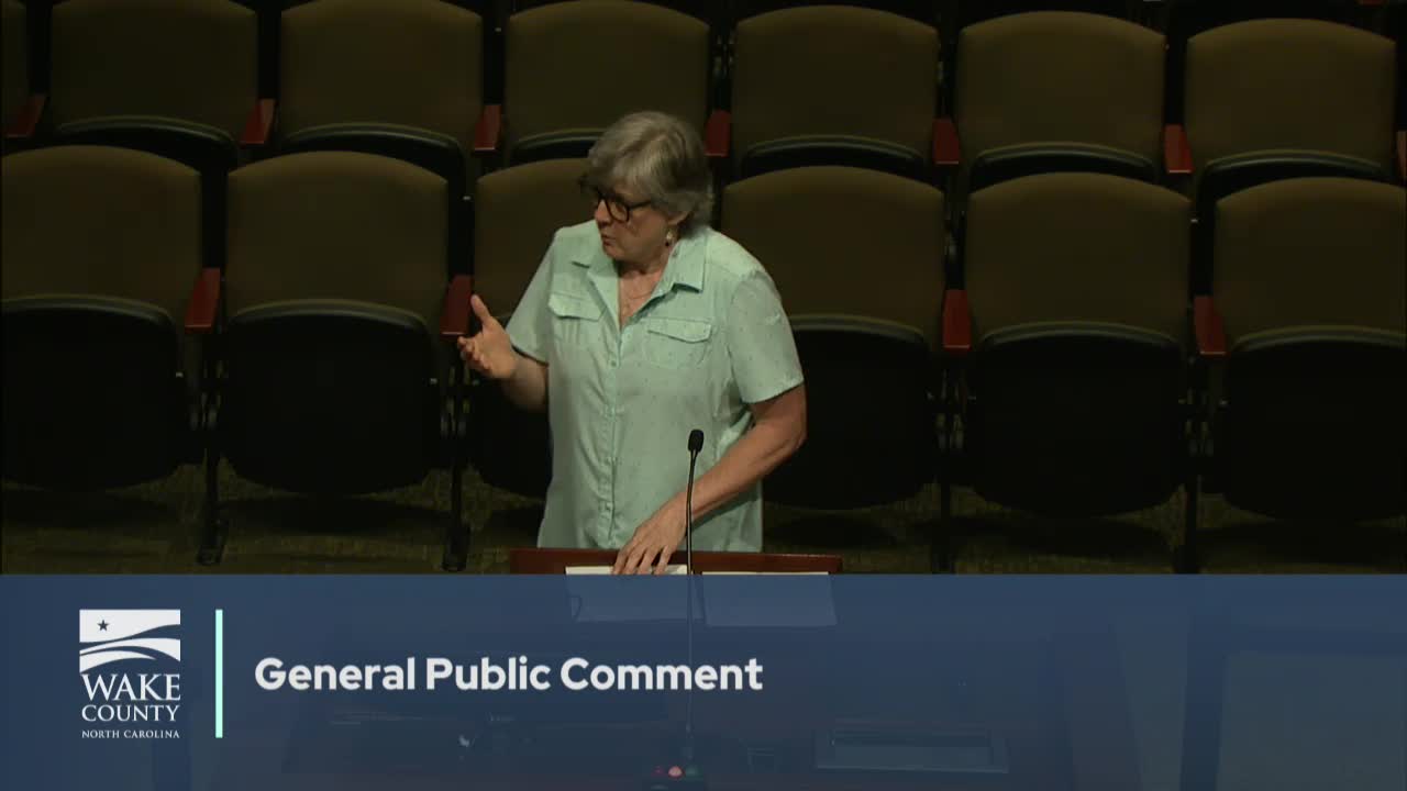 Octavia Rainey calls for action on Wake County Housing Authority issues