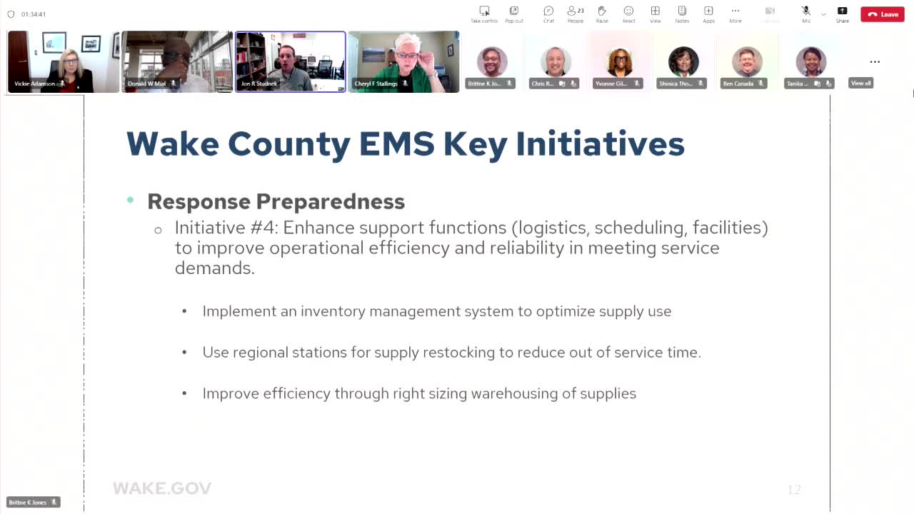 Wake County enhances EMS supply chain and prepares for population growth