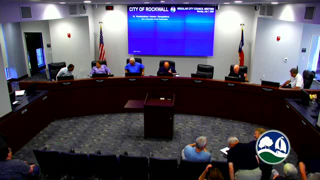 Mayor McCallum proclaims July as Parks and Recreation Month in Rockwall