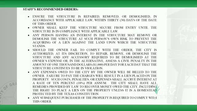 Sherwood Village Property Owners discuss persistent squatters and property liens