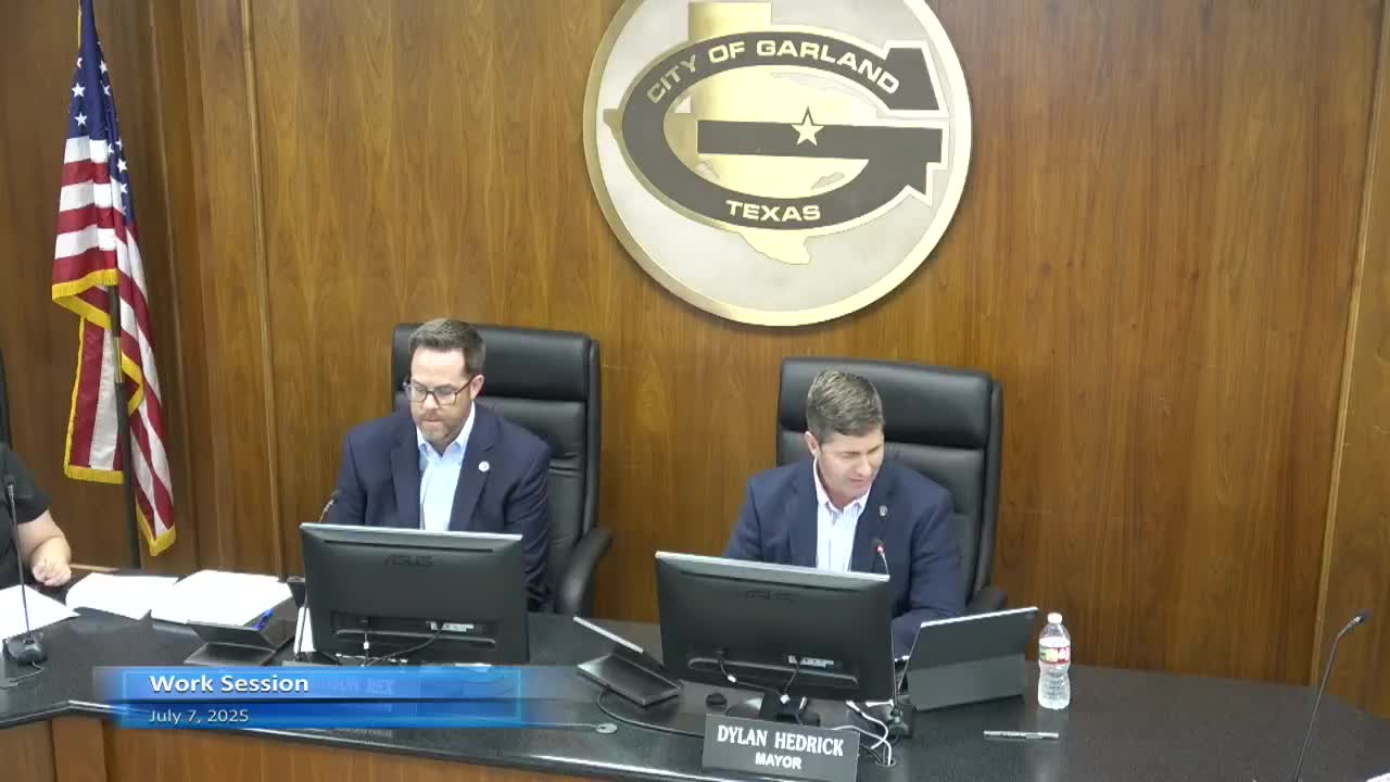 Garland City Council interviews Tom Jeffries for Texas Municipal Power Agency Board position