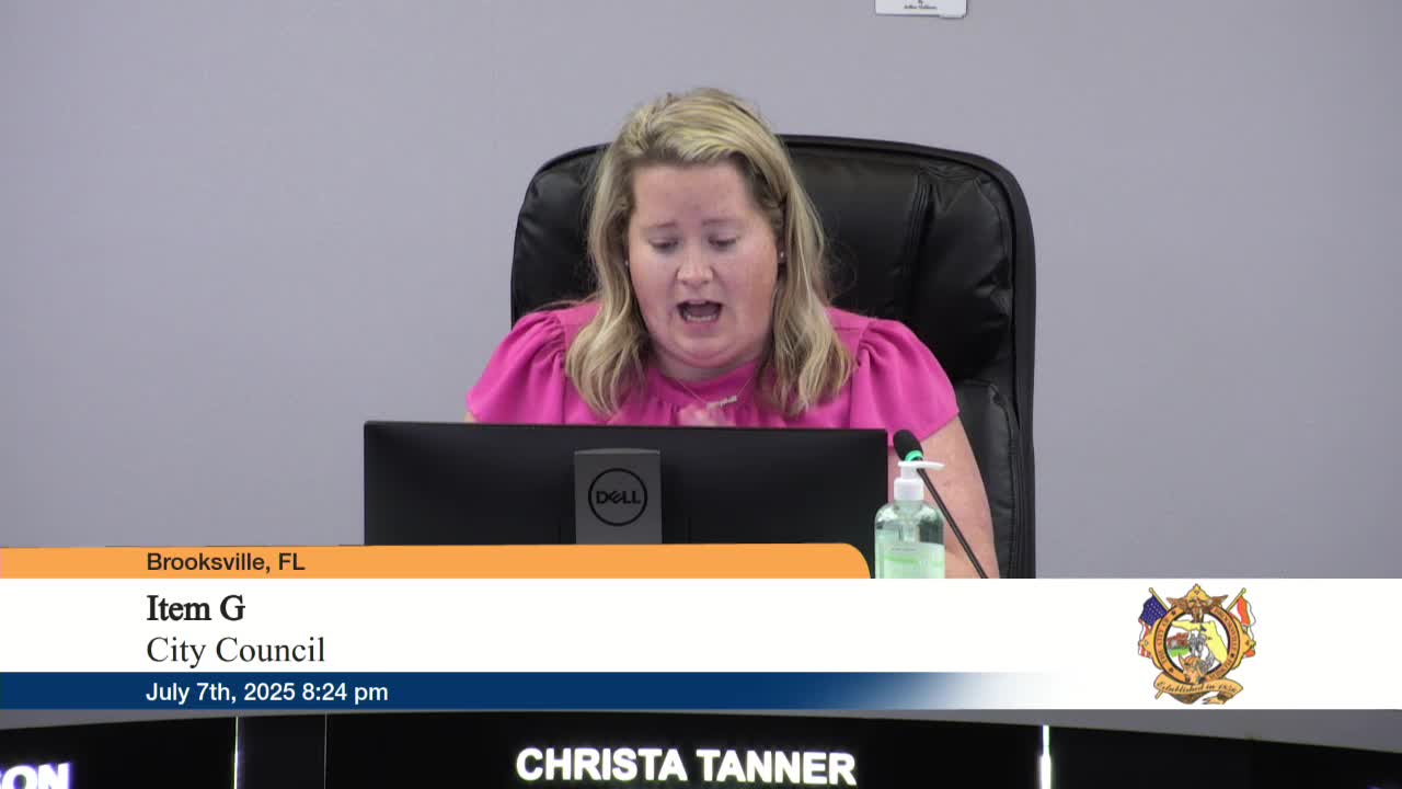 Brooksville Council discusses fire department tension and future agreements with Hernando County