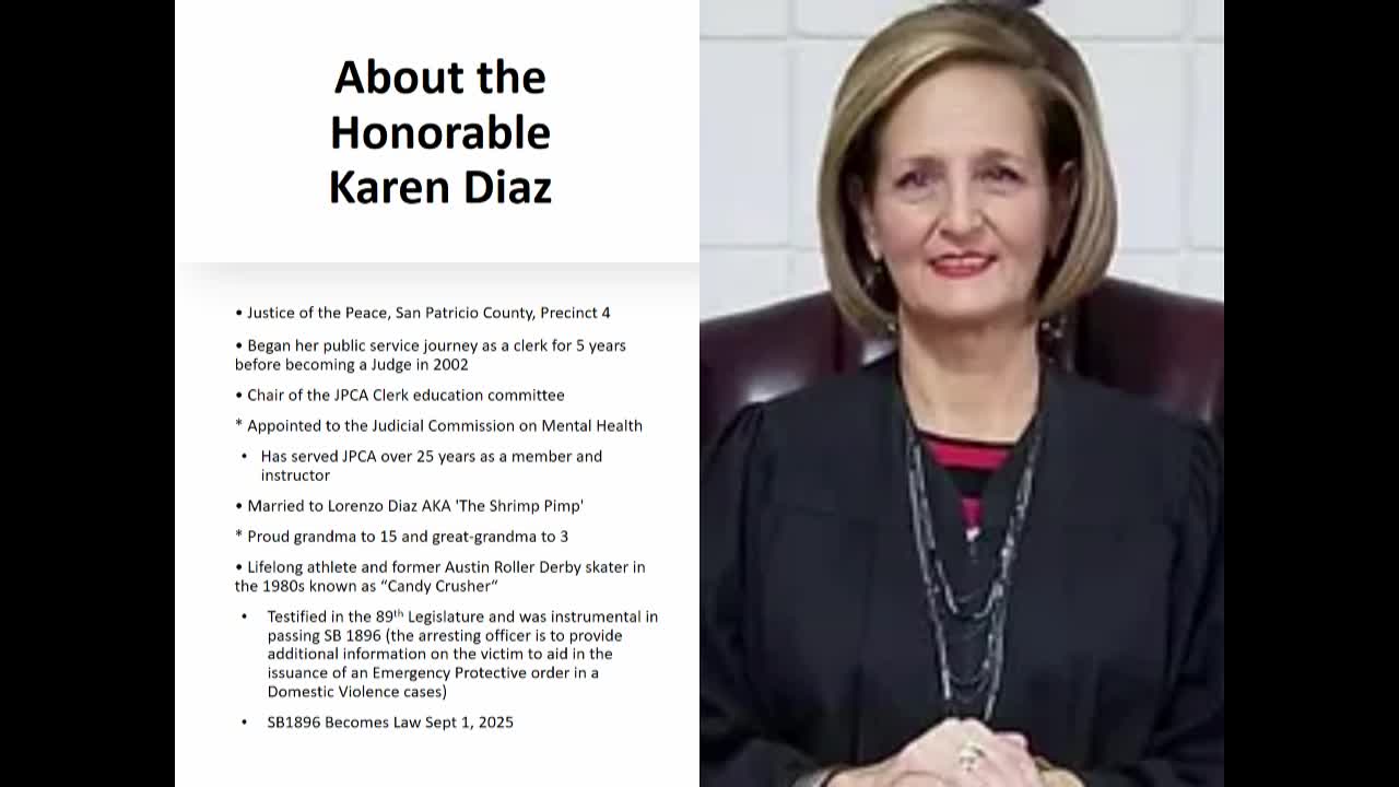 San Patricio County celebrates Karen Diaz's 2025 TAs award and discusses construction updates