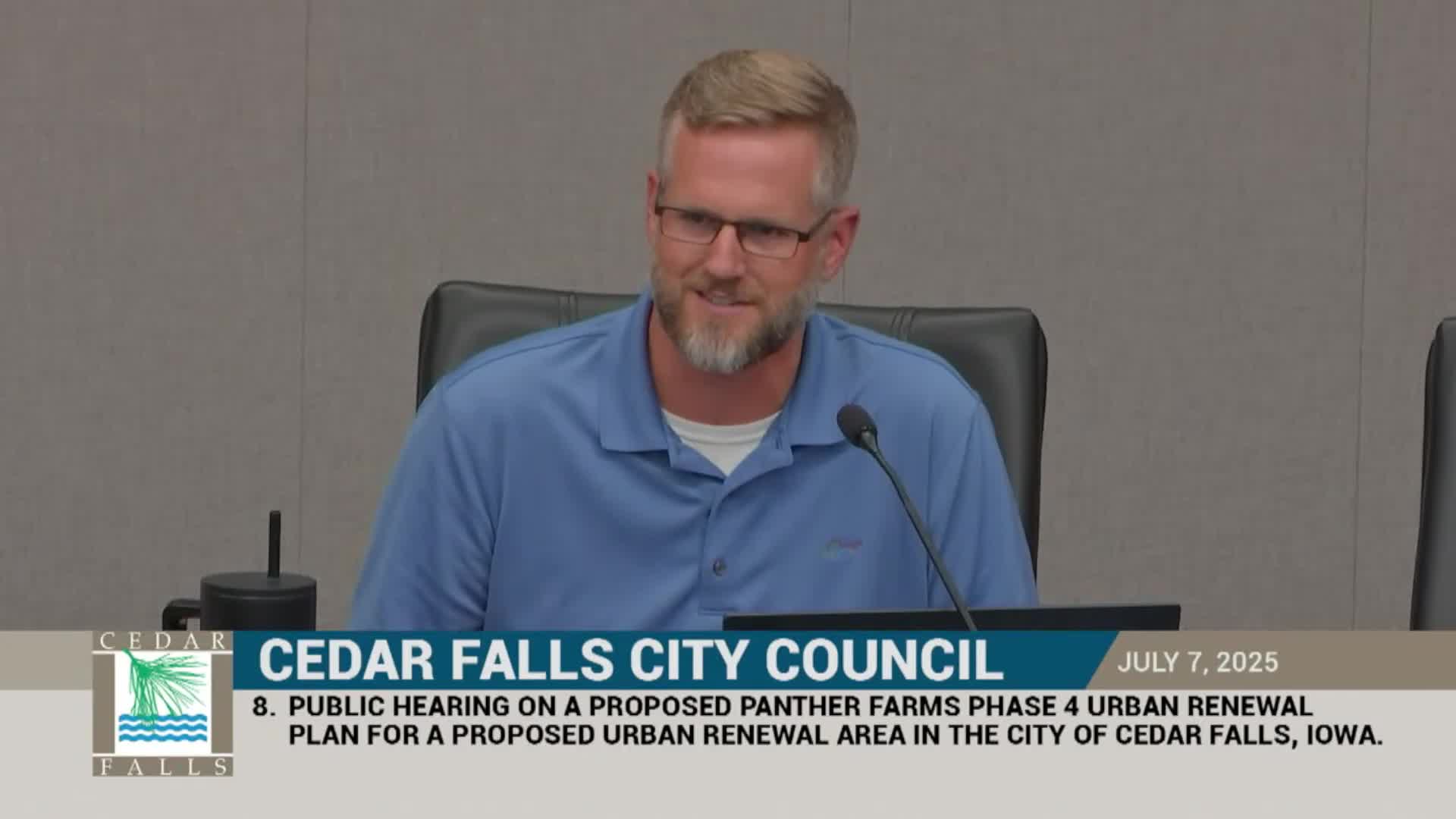 Cedar Falls City Council approves Panther Farms LLC urban renewal development agreement