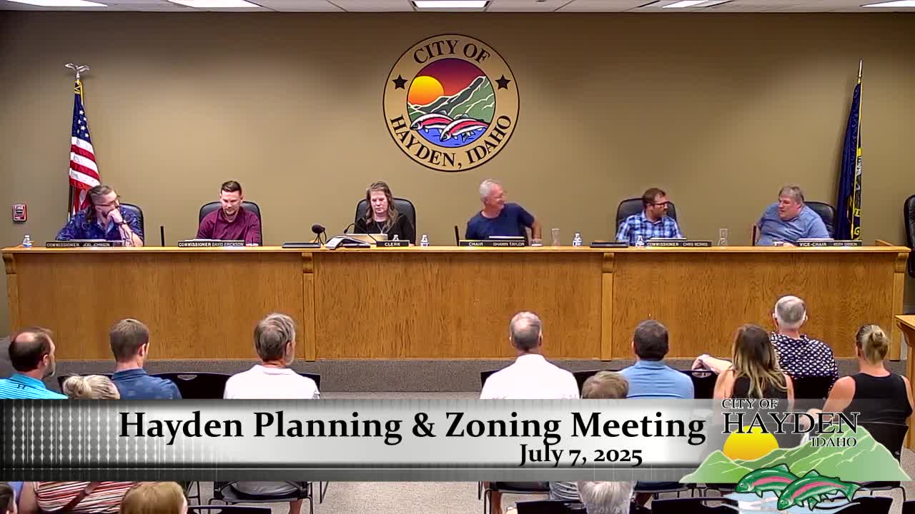 City debates development standards and tree preservation in Hayden Canyon subdivision