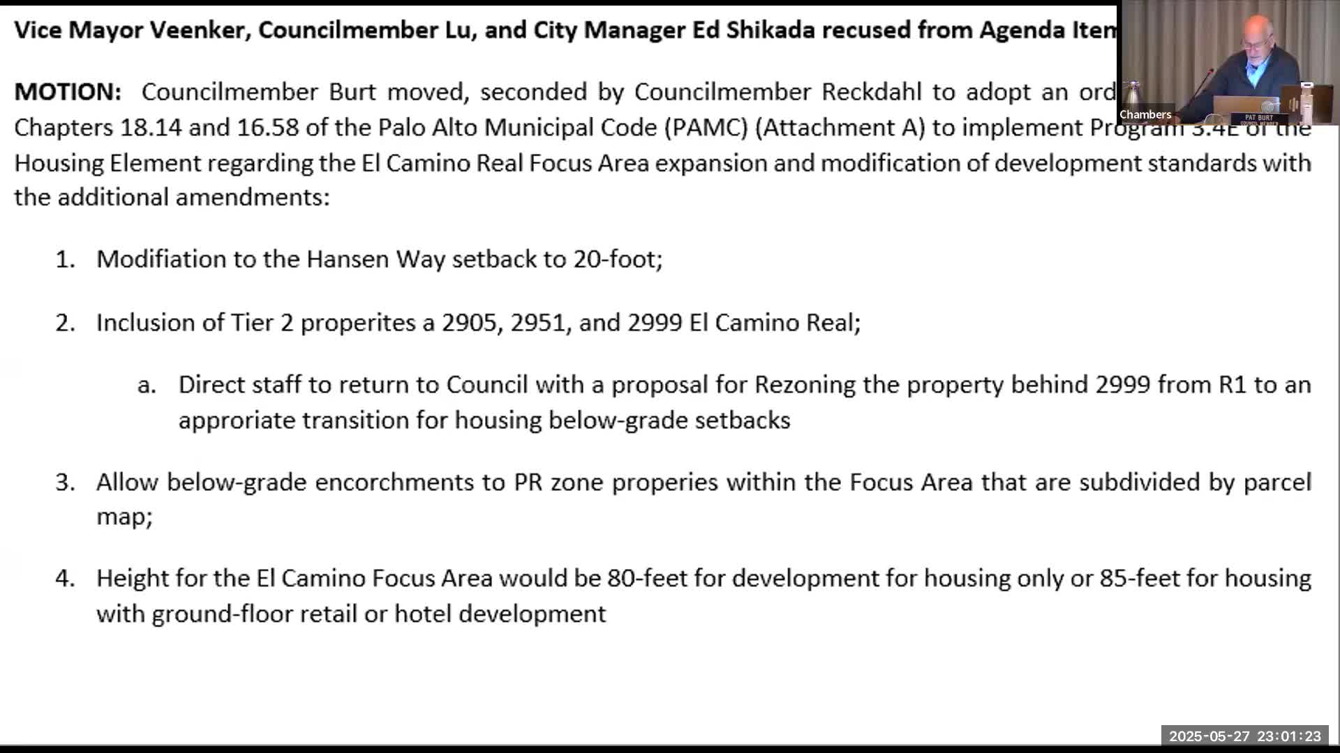Council approves open space credit for naturalized creek in housing project