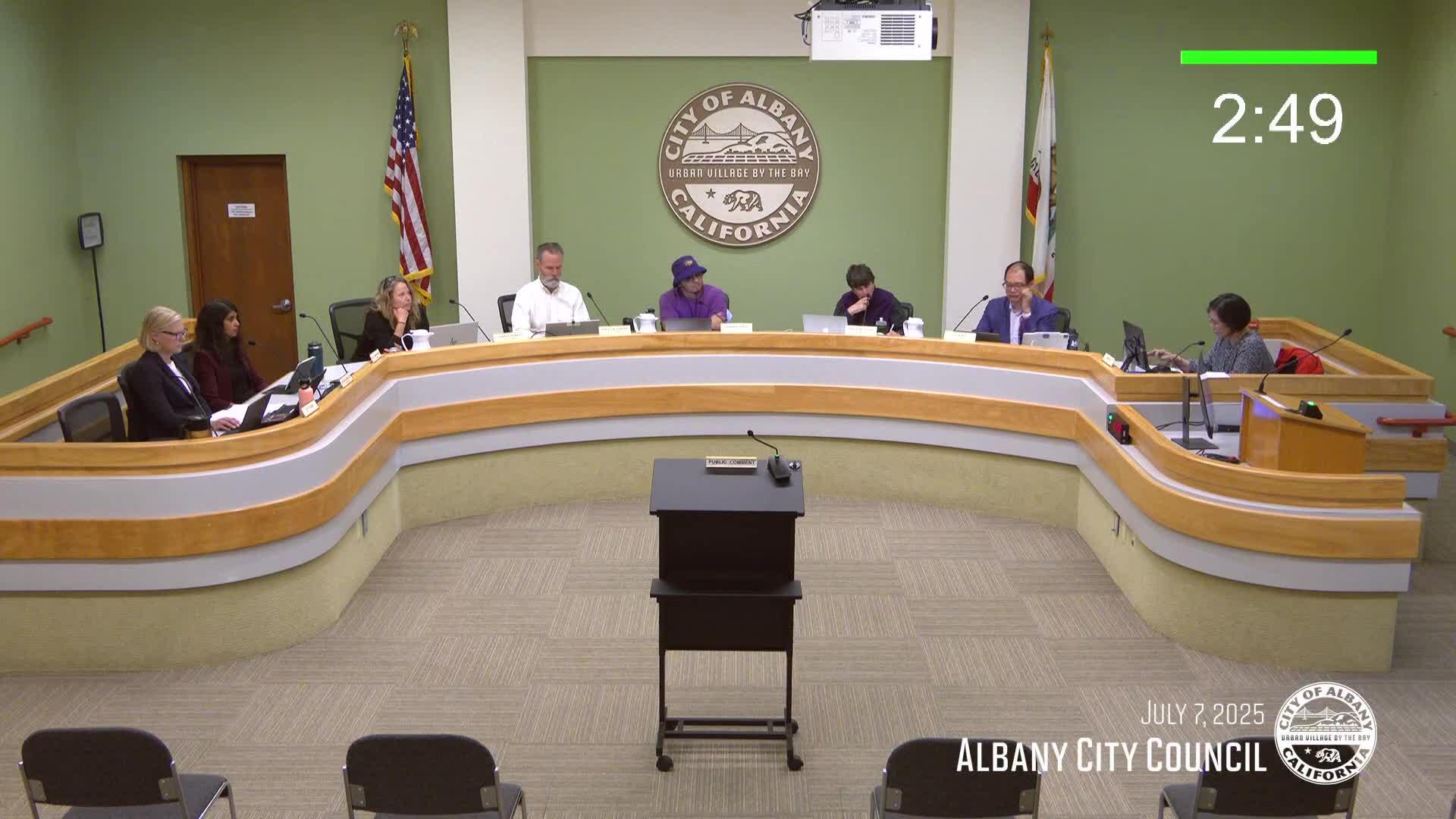 Albany residents advocate for community center resilience hub and climate action funding