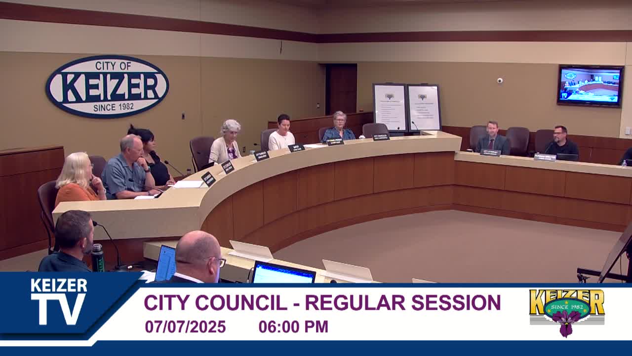 Keizer City Council modifies agenda to recognize lacrosse players for turf field grant