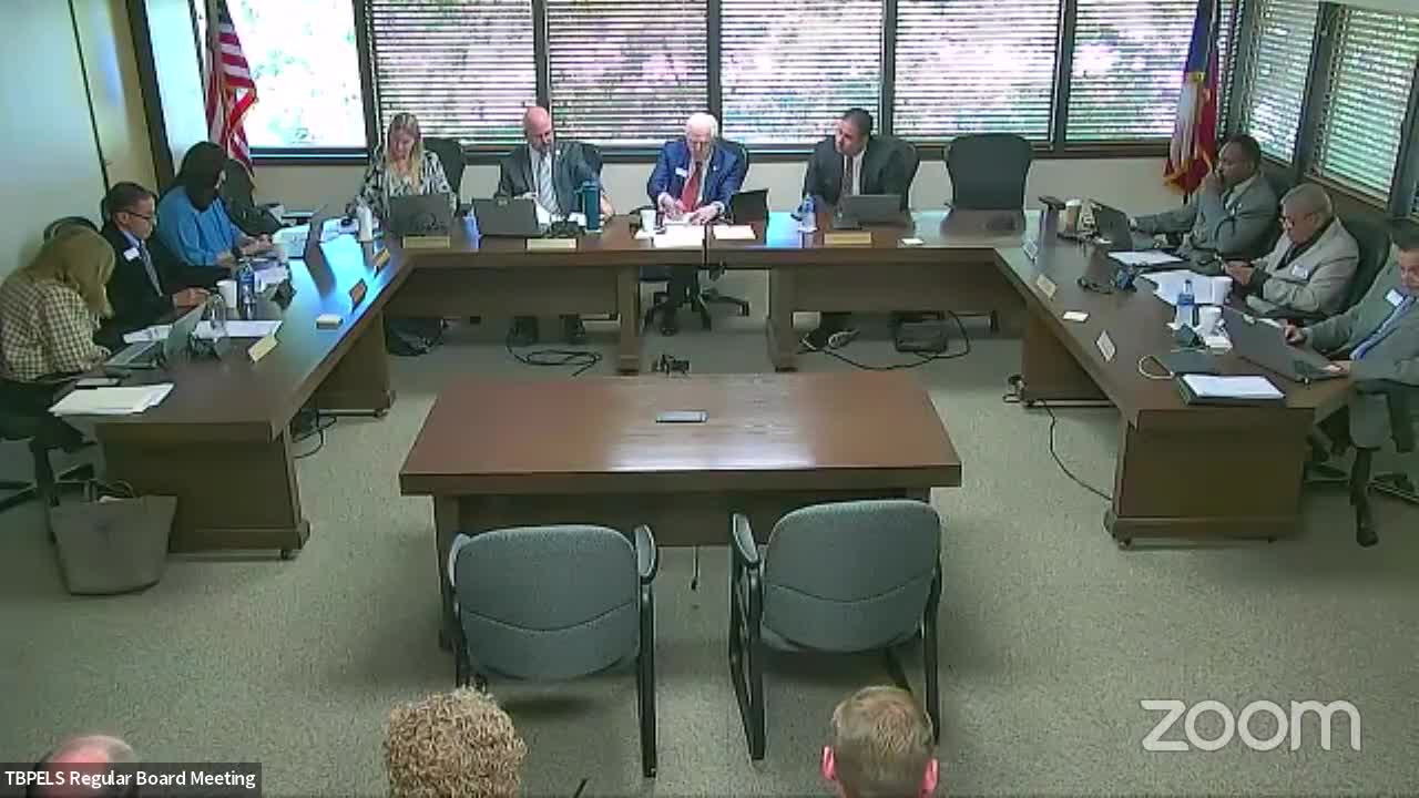 Texas Board reviews licensing cases amid updates on AI policy and exam statistics