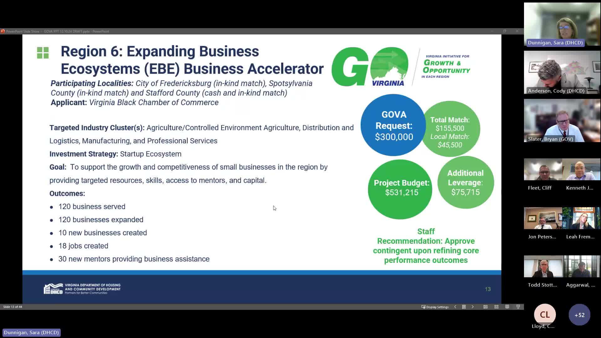 Virginia Black Chamber announces expanding business ecosystems accelerator for minority-owned startups