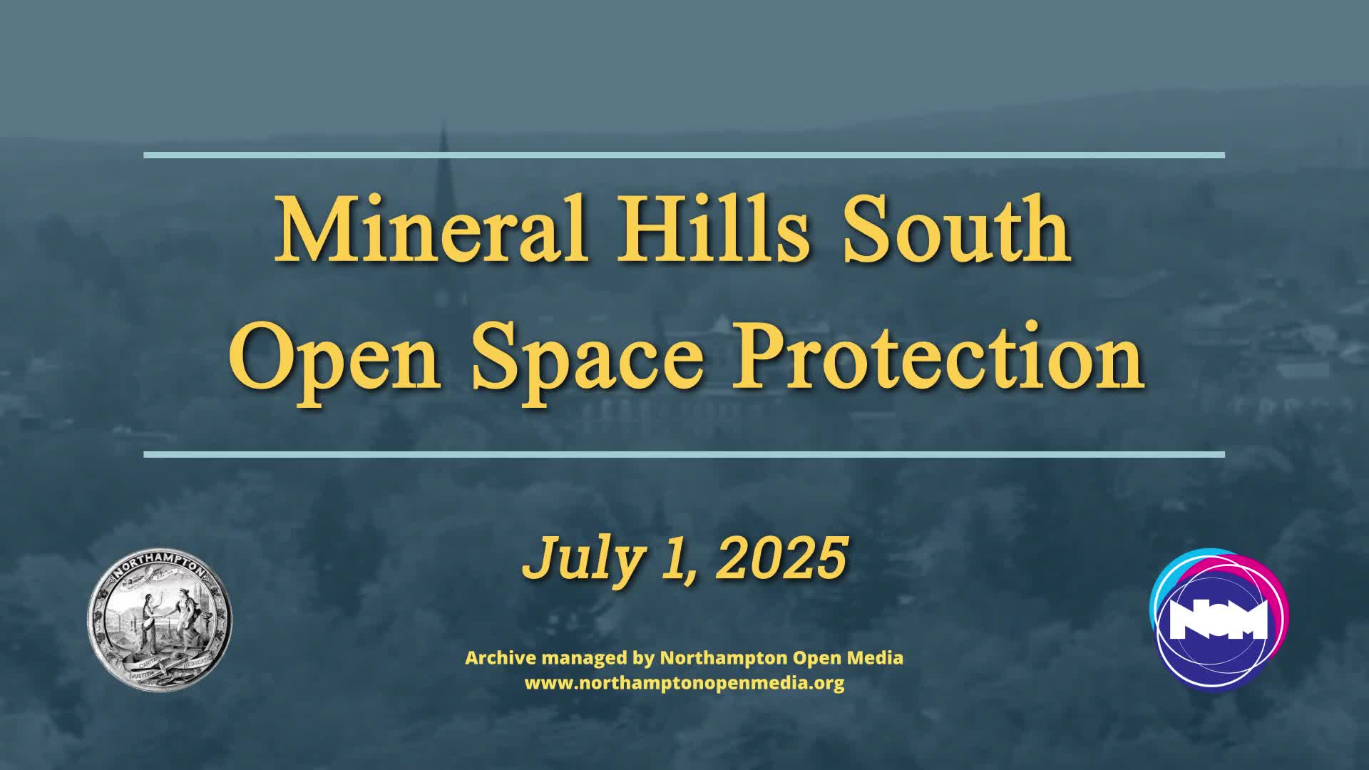 Northampton staff secure $600,000 option for 76-acre Mineral Hills conservation parcel