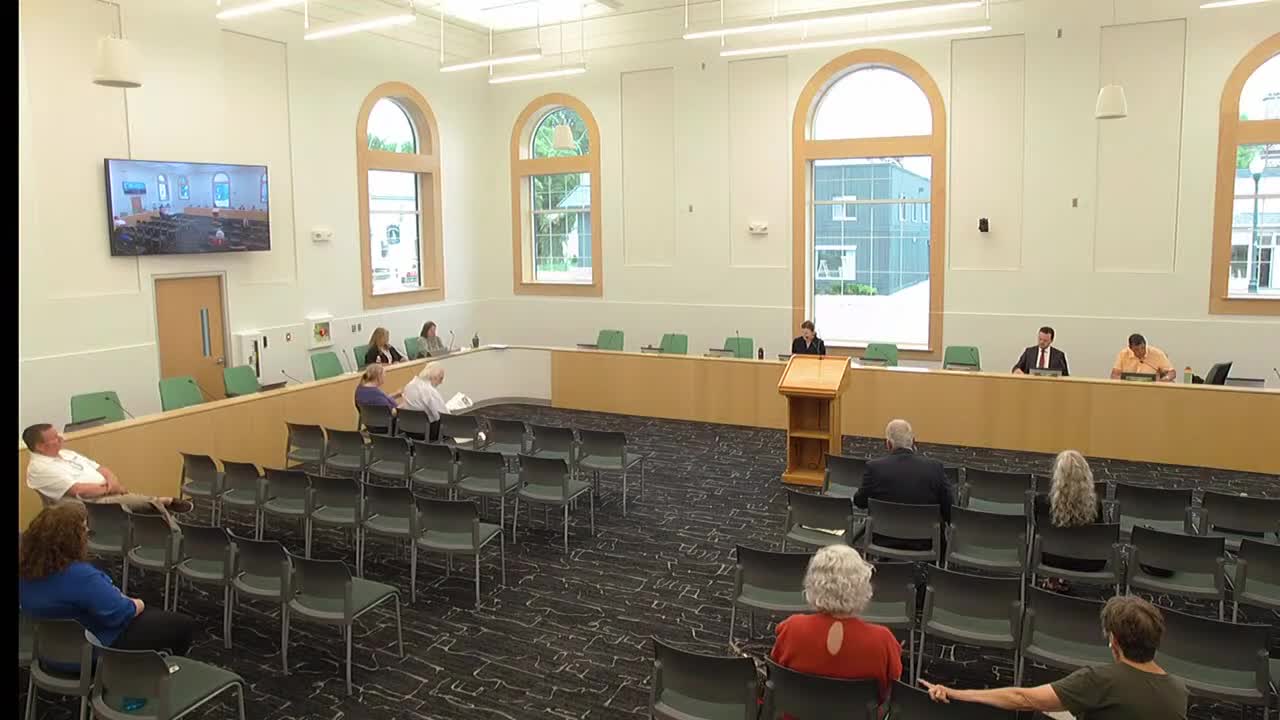 Council holds hearing on interim R-1 zoning for annexed Sandridge Road parcel