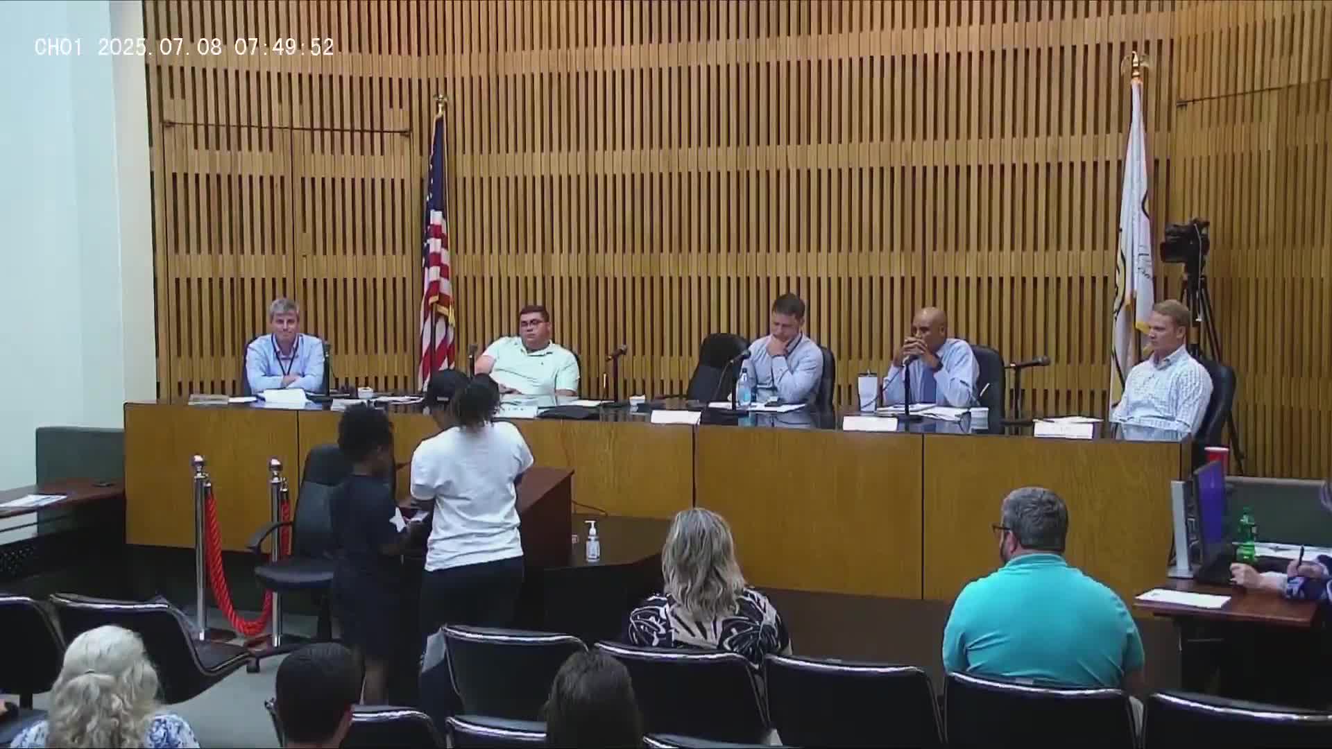 Community demands justice for Steve Perkins and John Scott at city council meeting