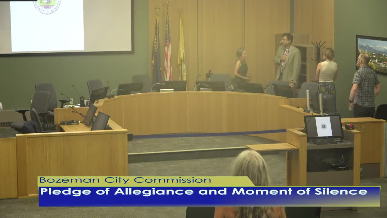 Bozeman City Commission discusses development moratorium and honors John Vincent's legacy