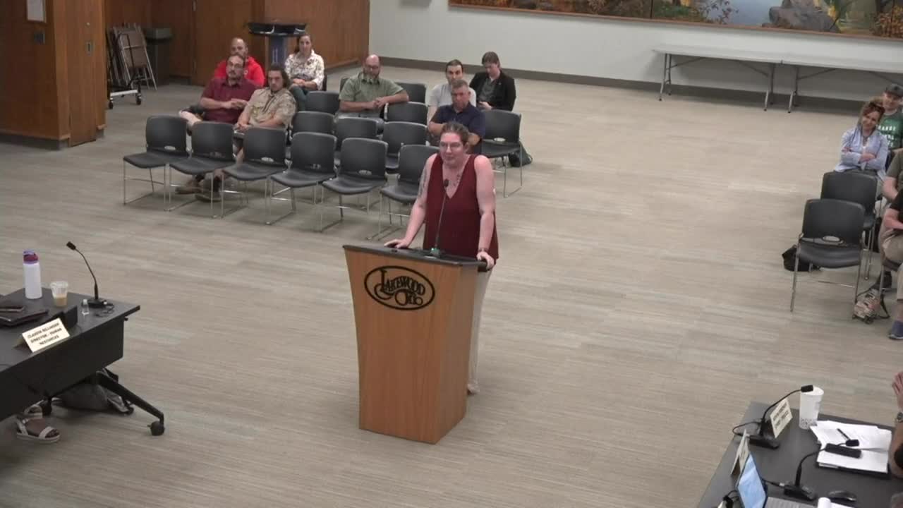Community member urges council to prioritize power outages over development debates