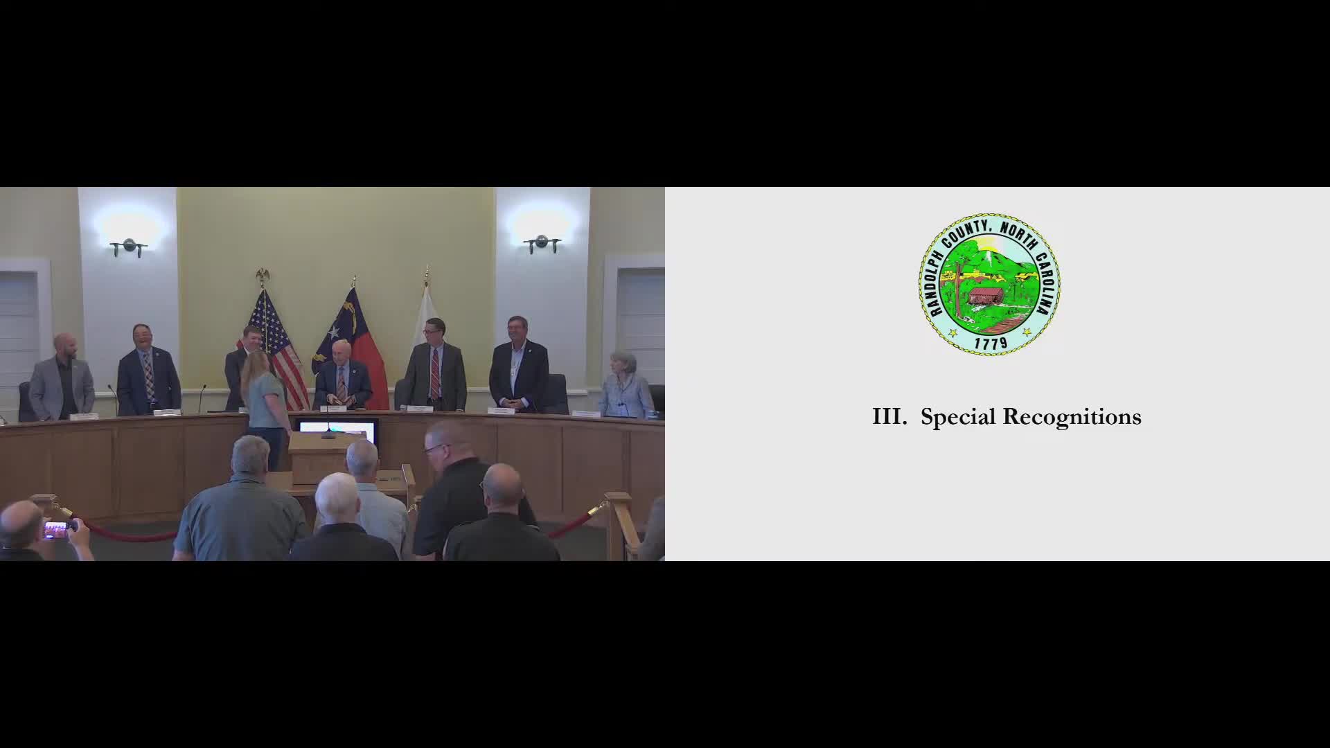 Randolph County Board honors Deputy Tammy Brady for 18 years of service