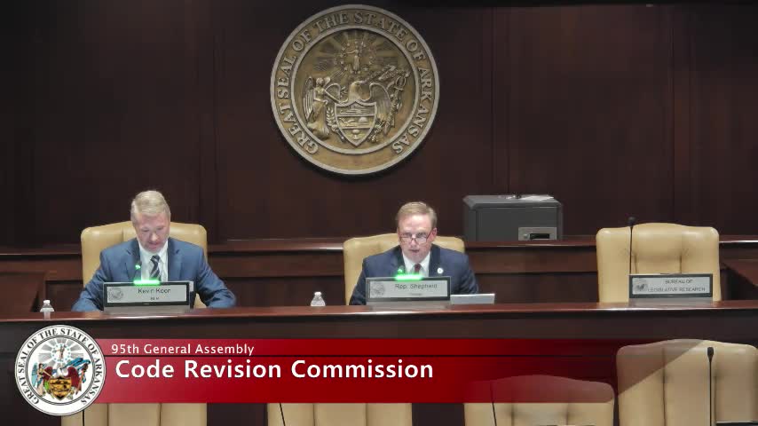 Code Revision Commission extends LexisNexis publishing contract and approves plan for two Title 19 bound volumes