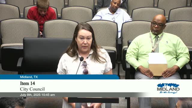 Residents demand transparency in Midland city council meeting over consent items