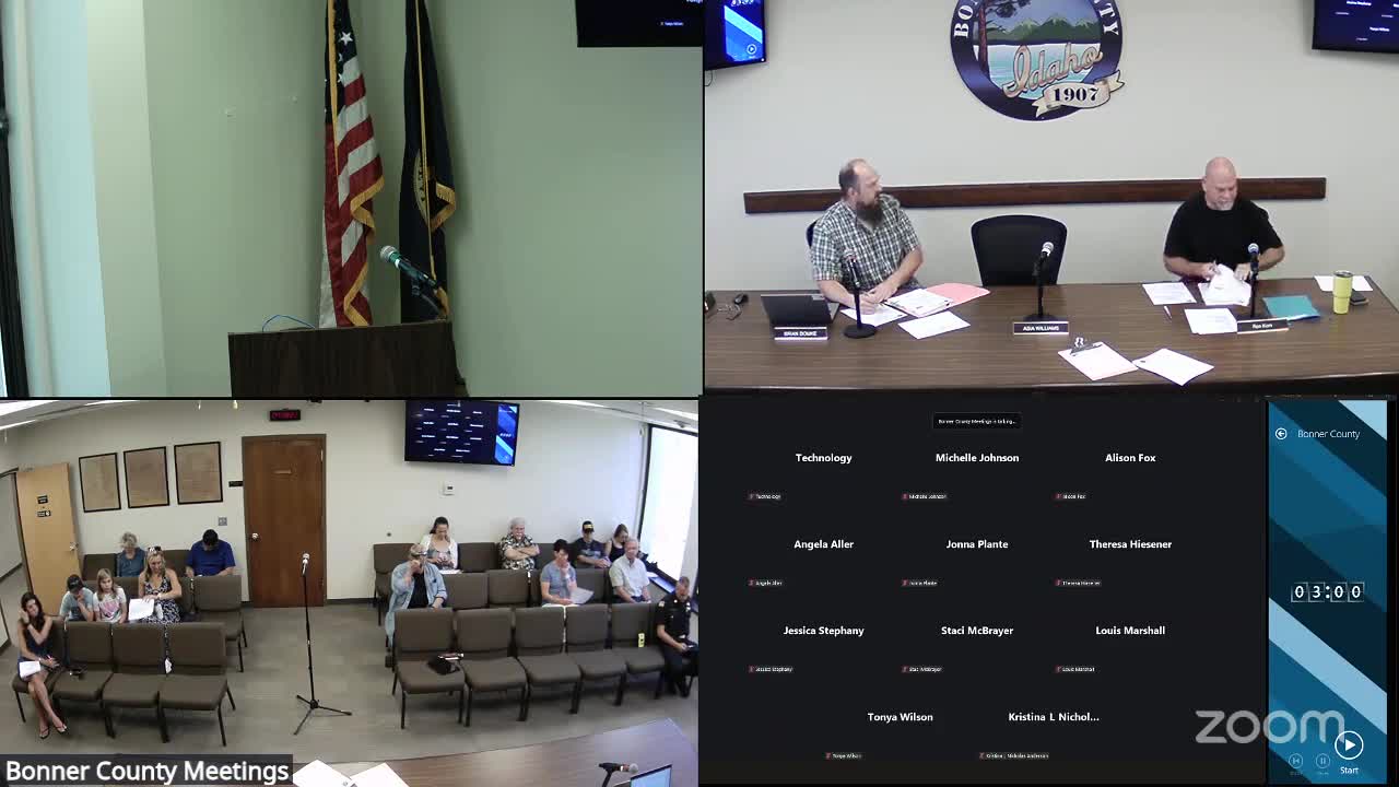 Bonner County allocates $325K for claims and approves $4.4K grant for justice conference