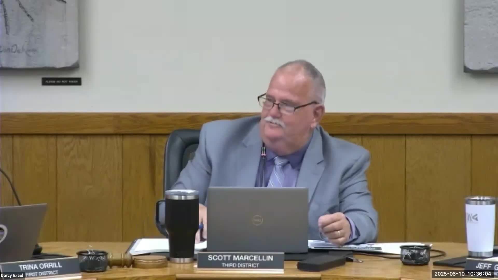 Board approves optional monthly property-tax payment program; ACH option offered with no fees