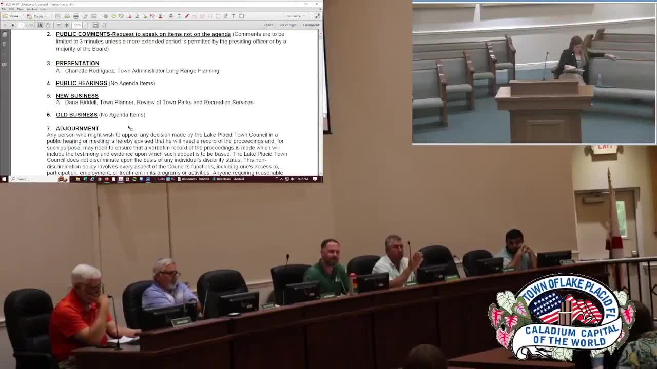 Lake Placid planners review parks, trails and land‑use rules as development interest rises