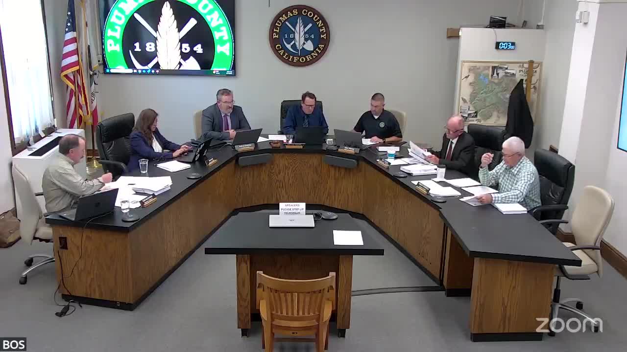 Plumas County interim HR director resigns; board authorizes limited interim coverage and instructs hiring processes