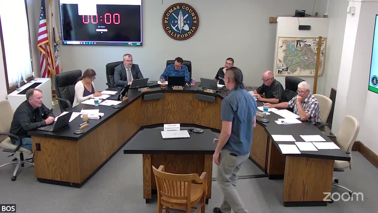 Plumas County extends environmental-health contract to support Greenville fire rebuild oversight