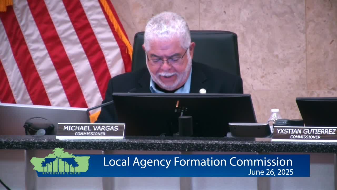 Riverside LAFCO hears competing views on countywide study of special-district boundaries; no vote taken