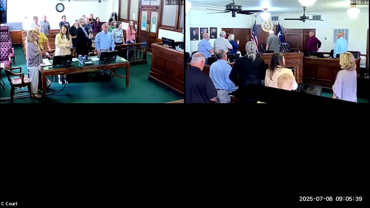 Kerr County commissioners address flooding impact and approve deputy's final pay