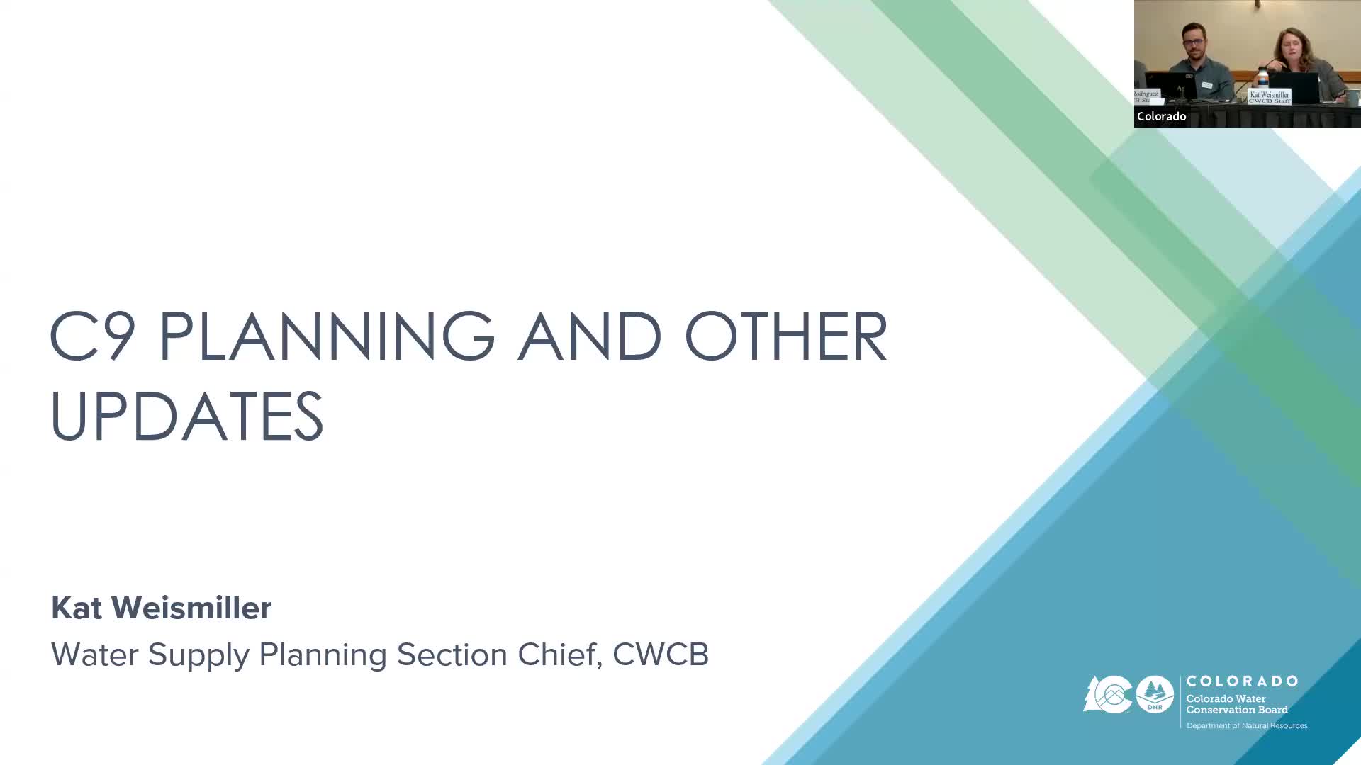 IBCC outlines future water planning scenarios at upcoming C9 summit