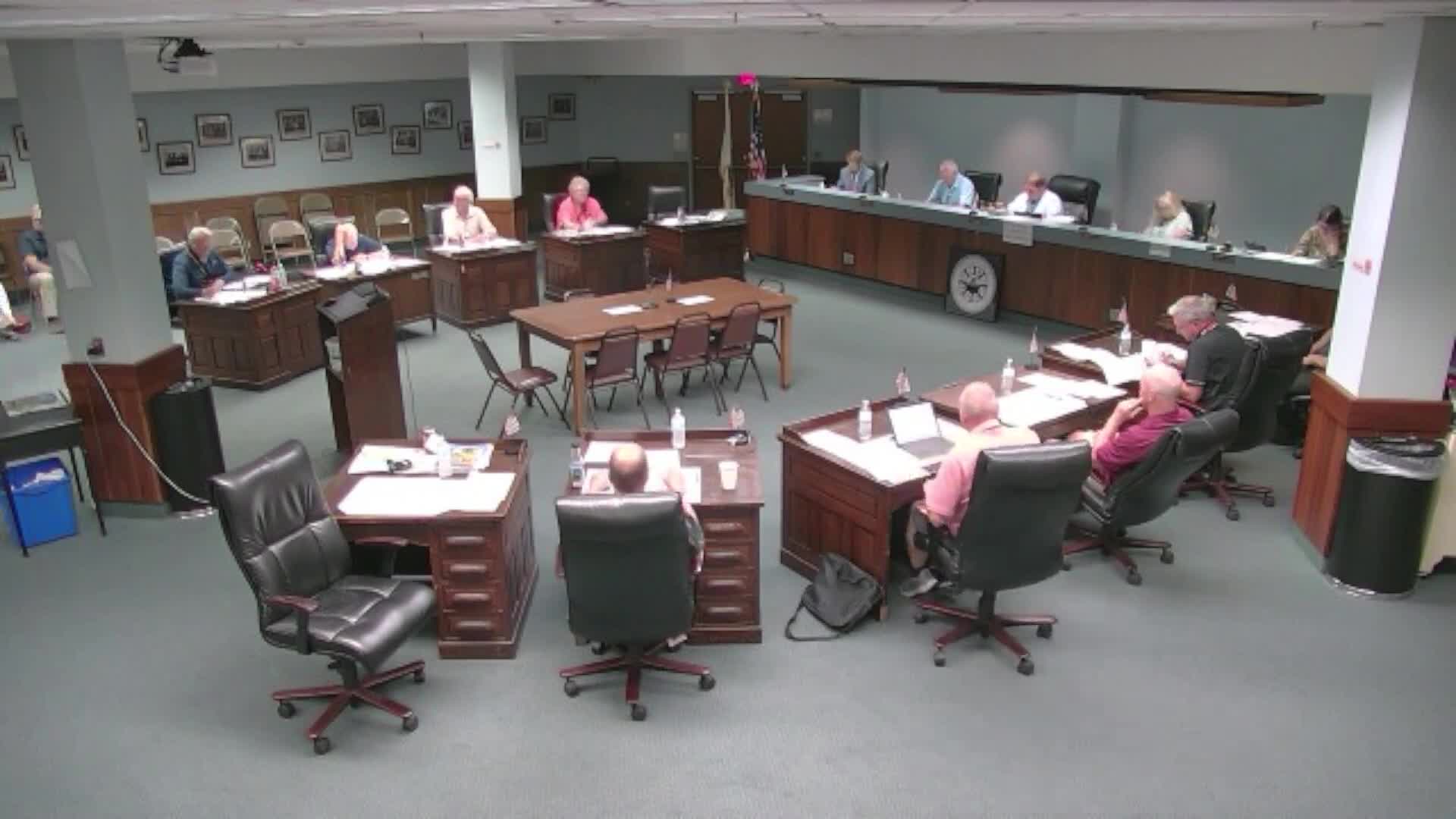 Frank Plasquitz advocates for environmental protection at Seneca Falls board meeting