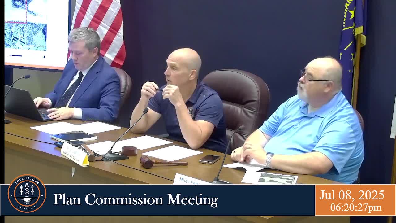 Diane Carpenter Questions Multi-Family Housing Project in La Porte Public Meeting