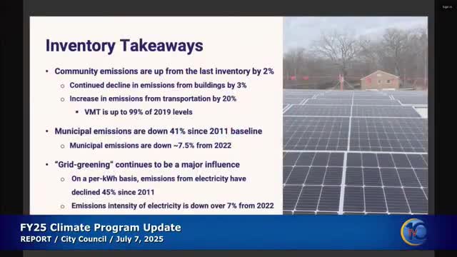 Charlottesville reports progress on emissions reduction and climate resilience strategies