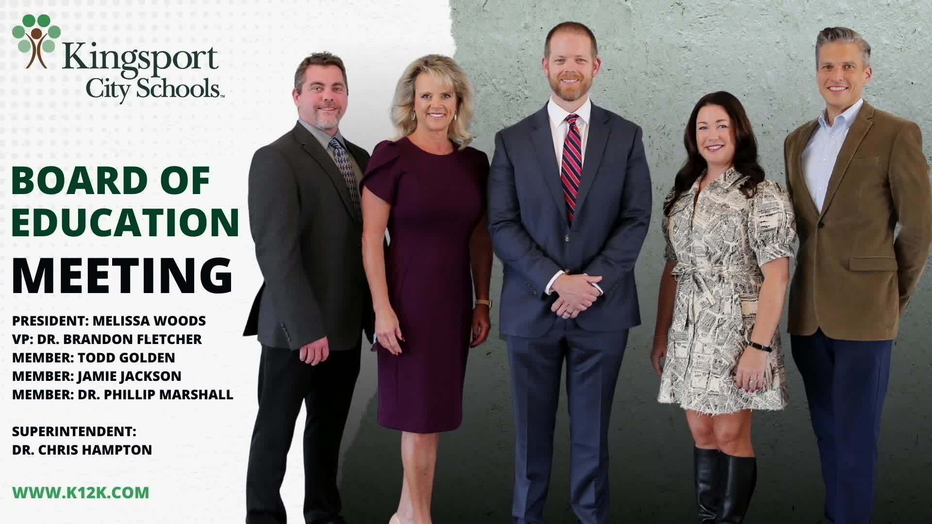 Kingsport City Schools Board honored with Board of Distinction Award