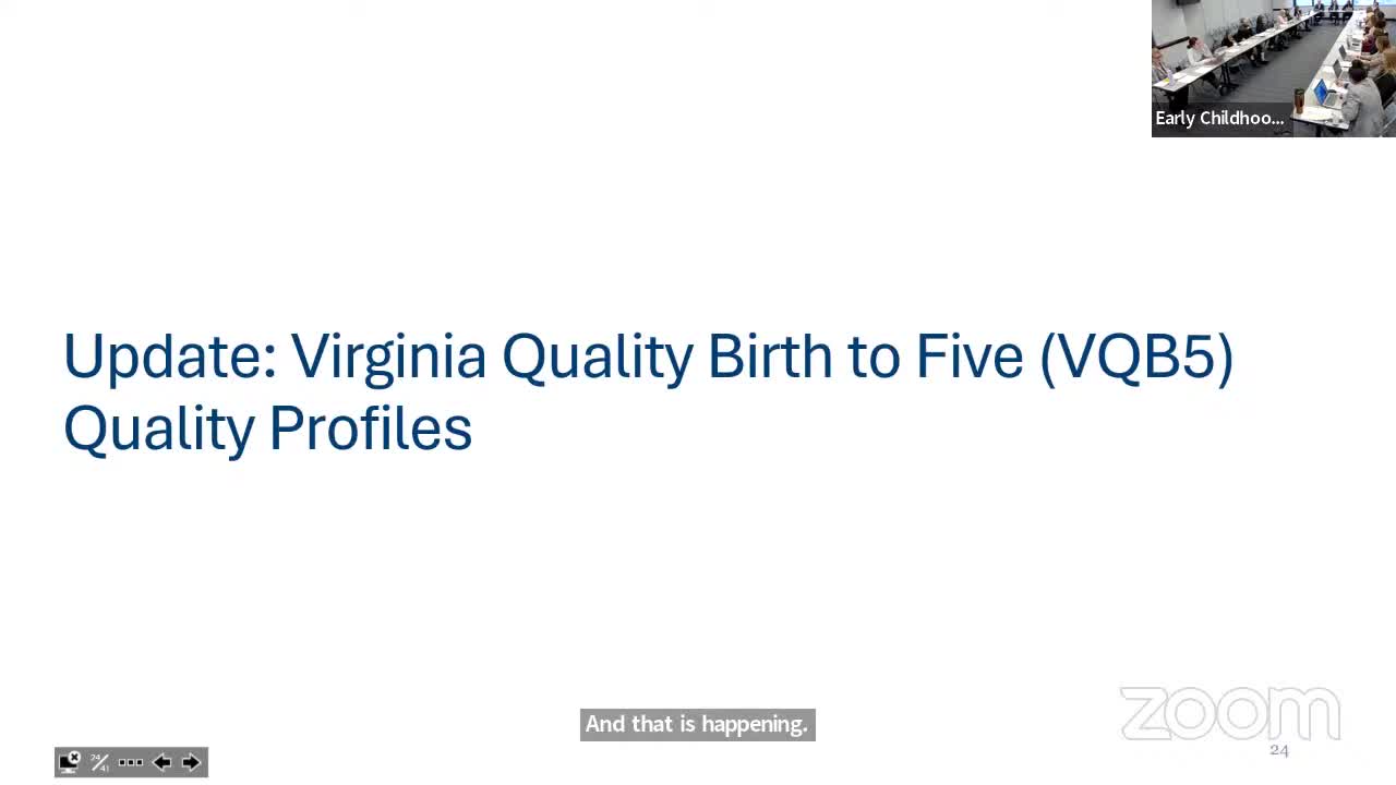 Virginia Commission discusses funding and quality improvements for early childhood education