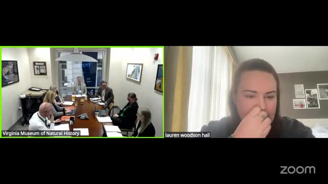 Virginia Museum of Natural History facilities committee holds informational meeting; no formal actions