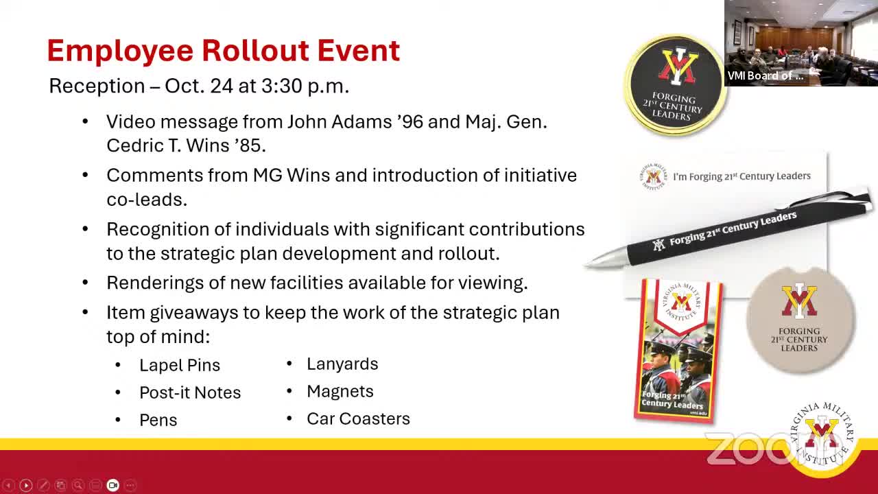 Virginia Military Institute unveils strategic plan for 20 first century facilities