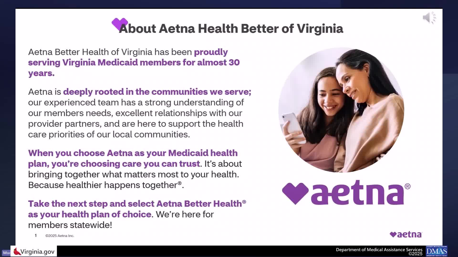 Aetna and Anthem unveil extensive member benefits for Virginia residents