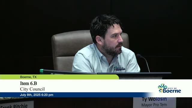 Boerne City Council approves $97K street striping and $350K water treatment project