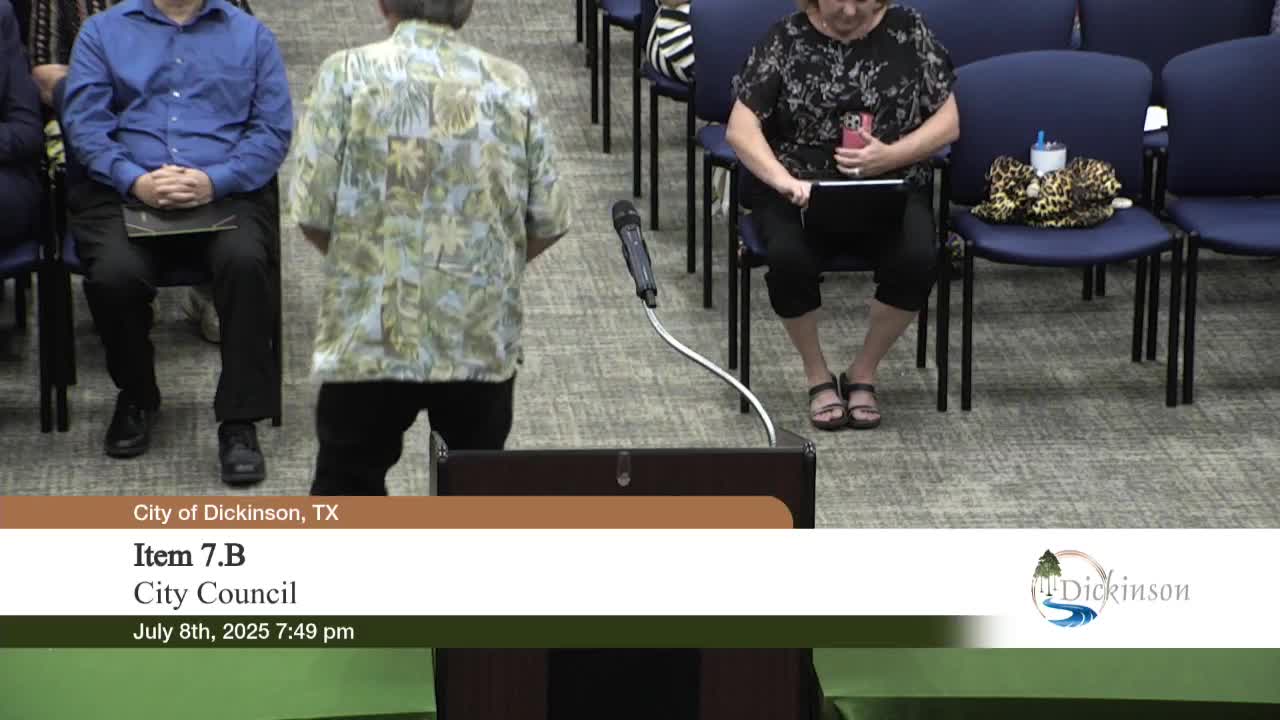 Dickinson City Council approves $15M drainage project with Texas General Land Office
