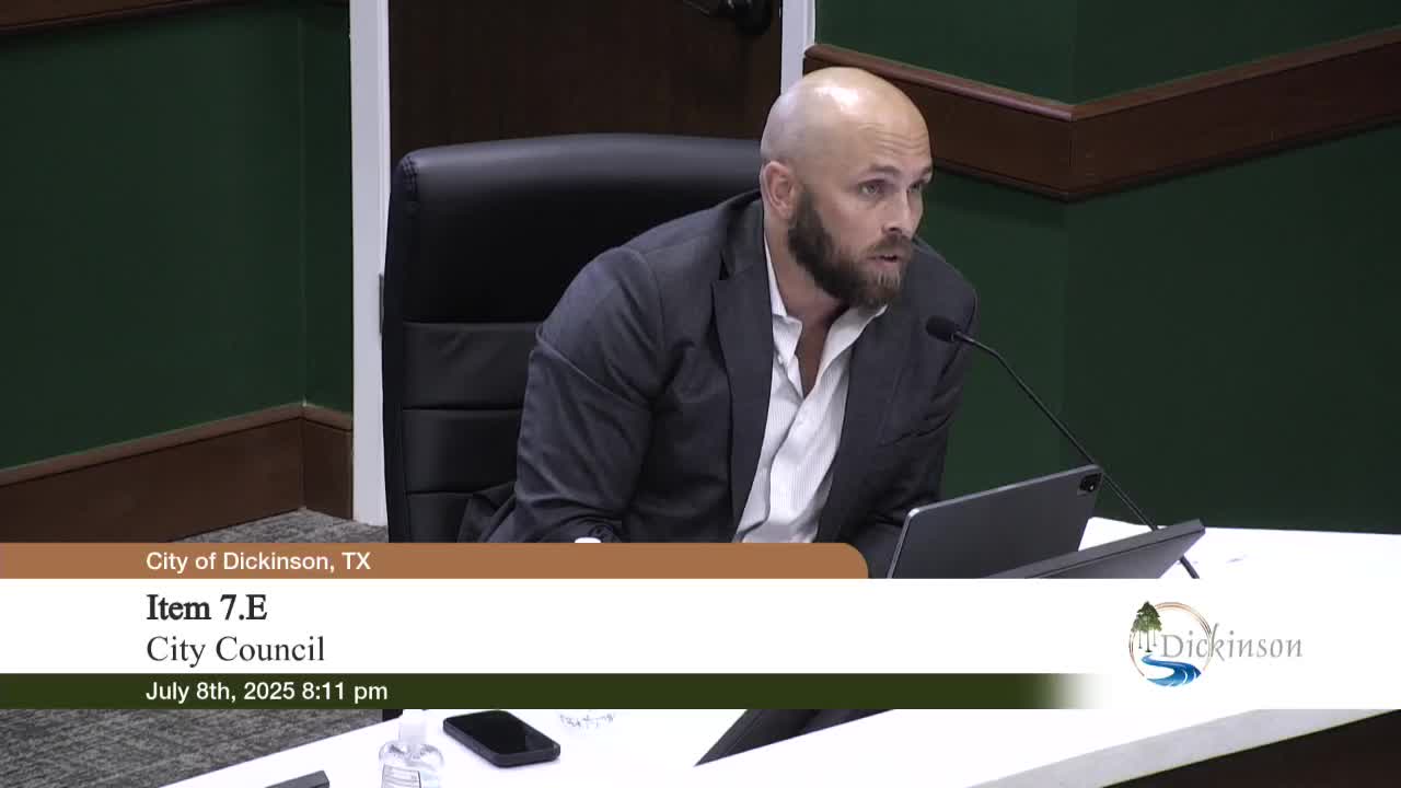 Dickinson Council postpones vote on loan for business expansion amidst safety concerns
