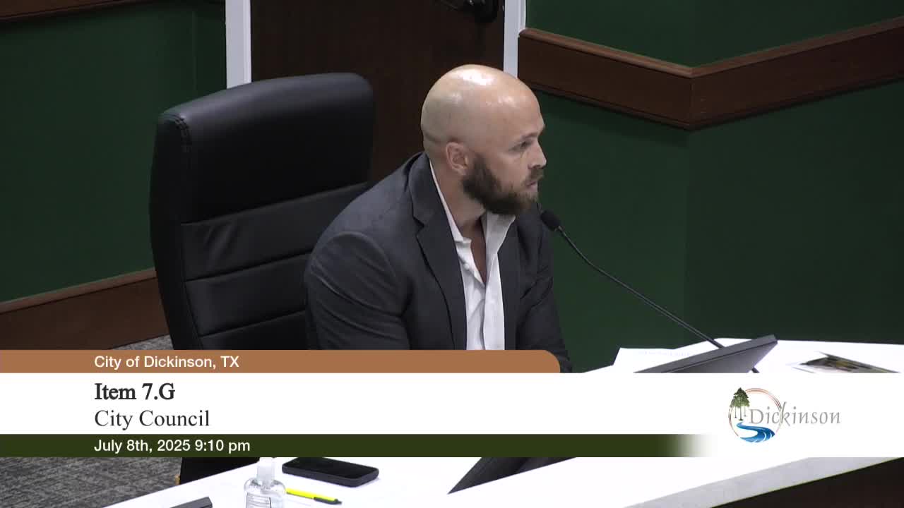 Dickinson City Council votes to expand Management District board from 5 to 11 directors