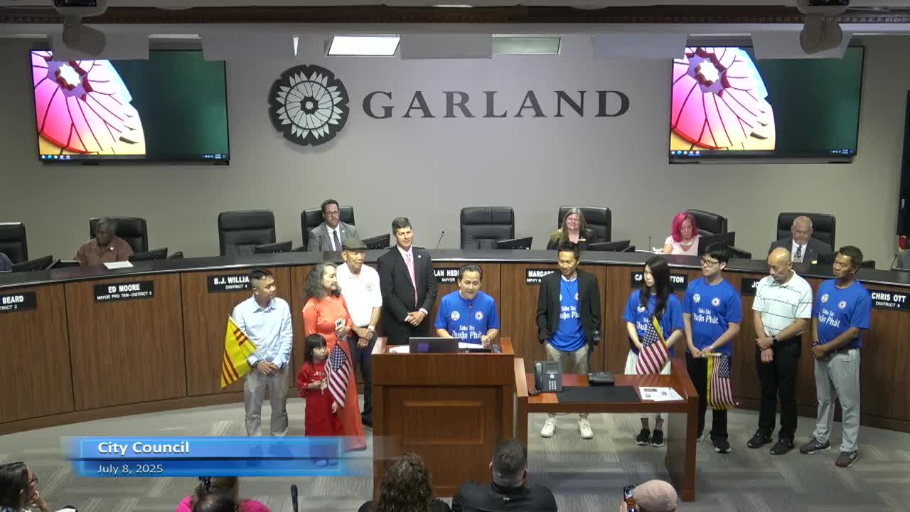 Garland honors Ken Wen Day to promote child safety and community unity