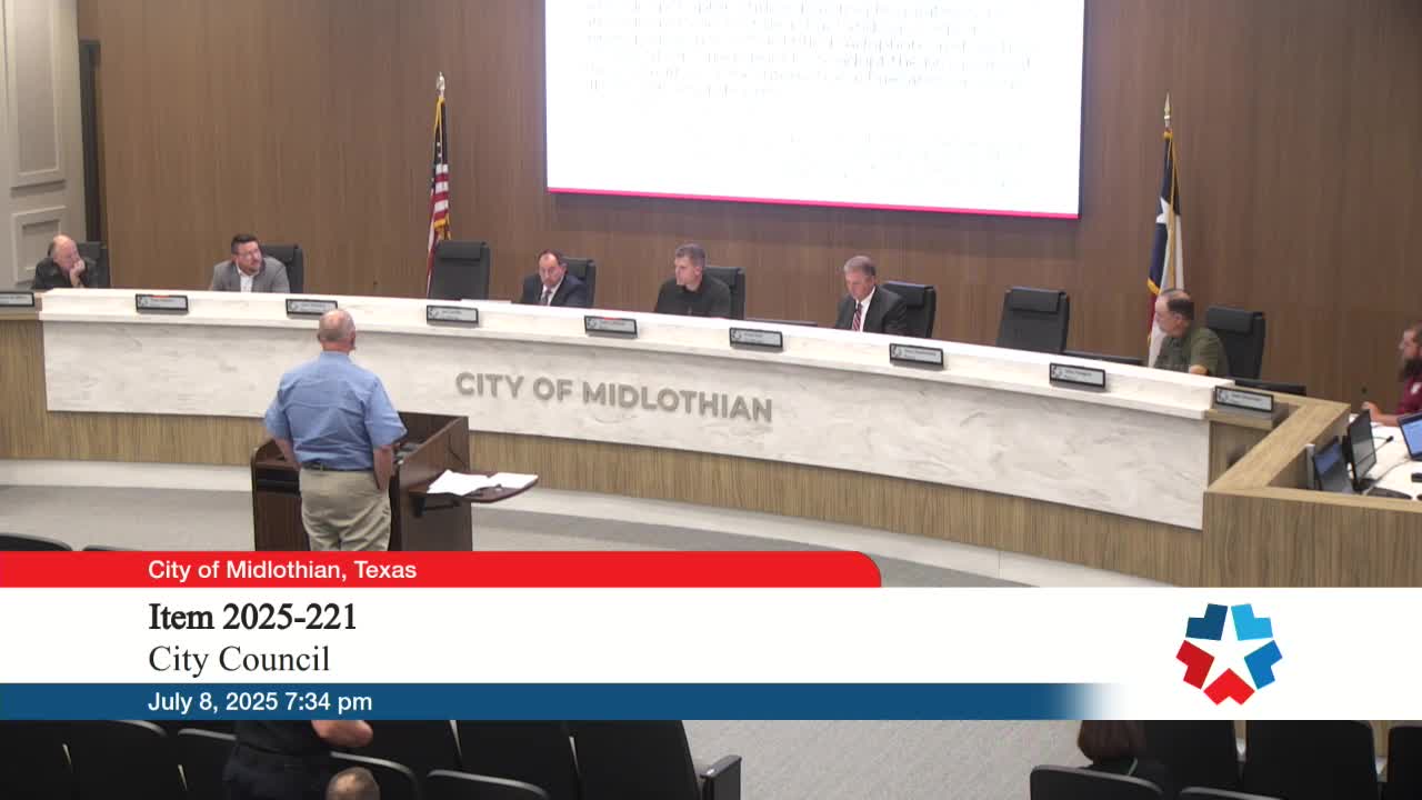 Midlothian City Council approves $231K amendment for new fire station design contract