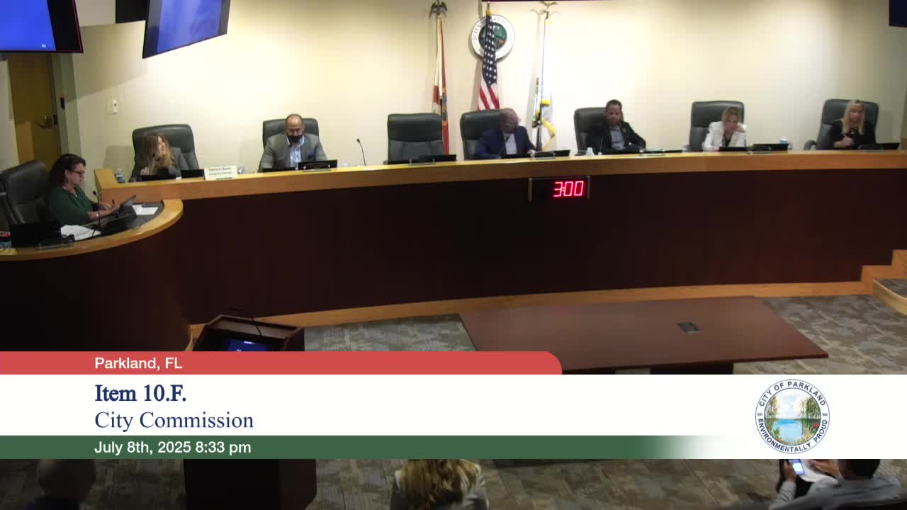 Parkland City Commission approves playground equipment funding for Pine Trails Park