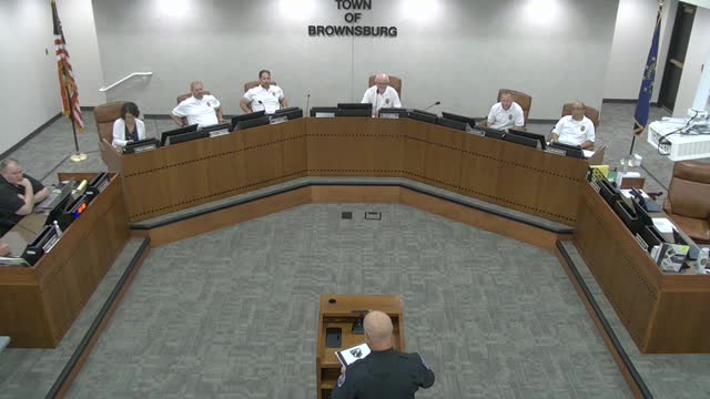 Brownsburg recognizes Major Watts' 20 years of service in law enforcement