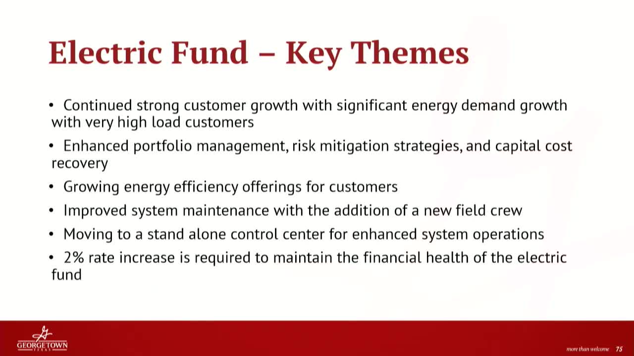 City finances $76M electric utility budget amid 2% rate increase for growth
