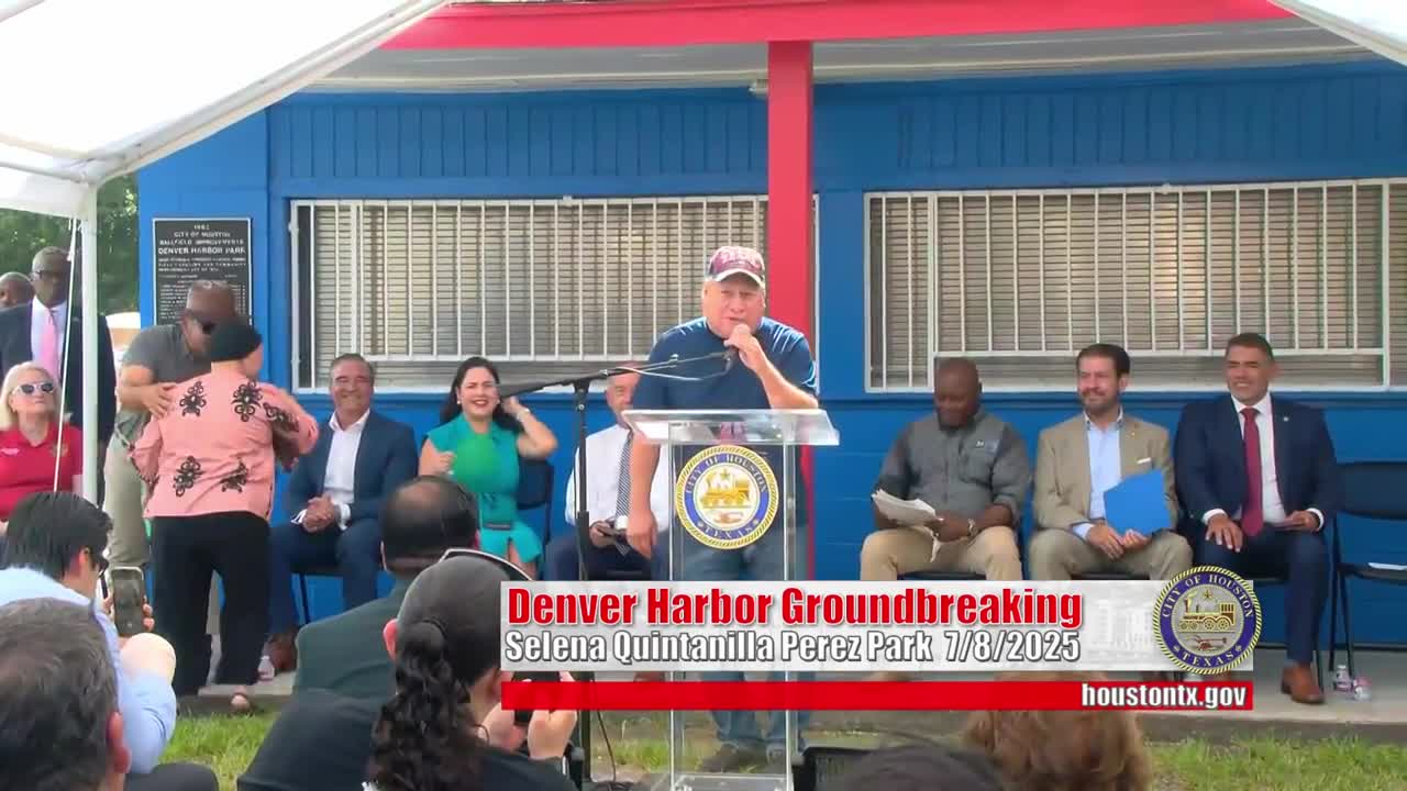 Mayor celebrates new community park opening in DH with local teams and residents